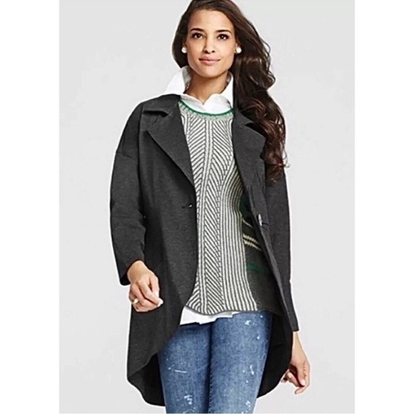 CAbi Lisbon Ponte Knit Topper Coat #994 - Picture 3 of 16